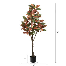 Load image into Gallery viewer, 5&#39; Fall Magnolia Artificial Tree - zzhomelifestyle