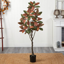 Load image into Gallery viewer, 5&#39; Fall Magnolia Artificial Tree - zzhomelifestyle