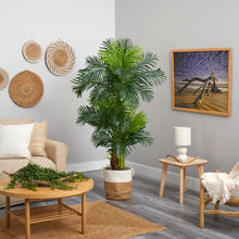 Load image into Gallery viewer, 6&#39; Hawaii Artificial Palm Tree in Handmade Natural Jute and Cotton Planter - zzhomelifestyle