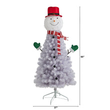 Load image into Gallery viewer, 5&#39; Snowman Artificial Christmas Tree with 408 Bendable Branches - zzhomelifestyle