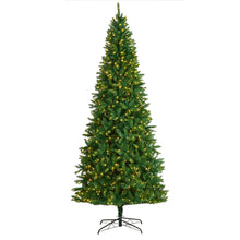 Load image into Gallery viewer, 9&#39; Green Valley Fir Artificial Christmas Tree with 800 Clear LED Lights and 2093 Bendable Branches - zzhomelifestyle