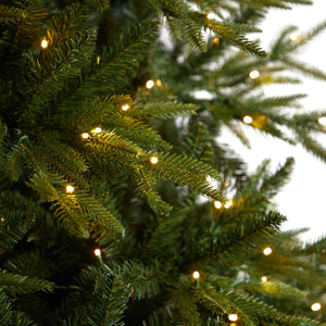 9' Colorado Mountain Fir "Natural Look" Tree with 900 Multi LED Lights and 4600 Bendable Branches - zzhomelifestyle