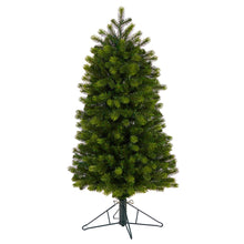 Load image into Gallery viewer, 4&#39; Slim Colorado Mountain Spruce Tree with 150 (Multifunction) Micro LED Lights and 360 Branches - zzhomelifestyle