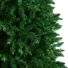Load image into Gallery viewer, 11&#39; Slim Green Mountain Pine Christmas Tree with 950 Clear LED Lights and 2836 Bendable Branches - zzhomelifestyle