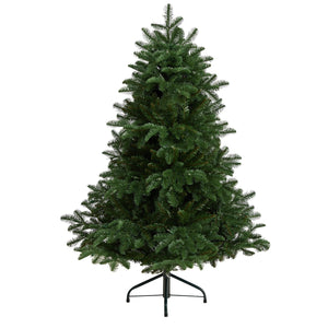 4' South Carolina Spruce Christmas Tree with 200 White Warm Lights and 848 Bendable Branches - zzhomelifestyle