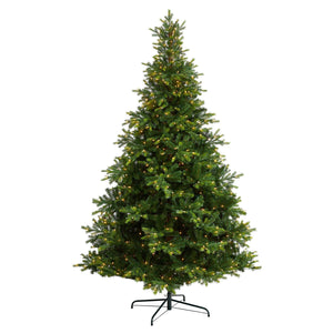 9' North Carolina Spruce Artificial Christmas Tree with 750 Clear Lights and 1912 Bendable Branches - zzhomelifestyle