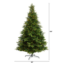 Load image into Gallery viewer, 9&#39; North Carolina Spruce Artificial Christmas Tree with 750 Clear Lights and 1912 Bendable Branches - zzhomelifestyle