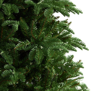 9' South Carolina Fir Artificial Christmas Tree with 750 Clear LED Lights and 3334 Bendable Branches - zzhomelifestyle