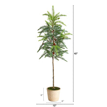 Load image into Gallery viewer, 3.5&#39; Winniepeg Artificial Pine Tree in Decorative Planter - zzhomelifestyle