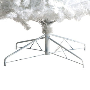 10' White Artificial Christmas Tree with 2200 Bendable Branches and 800 LED Lights - zzhomelifestyle