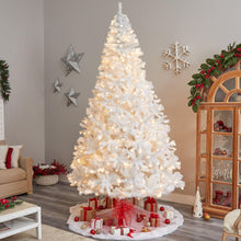 Load image into Gallery viewer, 10&#39; White Artificial Christmas Tree with 2200 Bendable Branches and 800 LED Lights - zzhomelifestyle