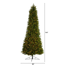 Load image into Gallery viewer, 9.5&#39; Slim Colorado Mountain Spruce Tree with 1400 (Multifunction) Warm White Micro LED Lights - zzhomelifestyle