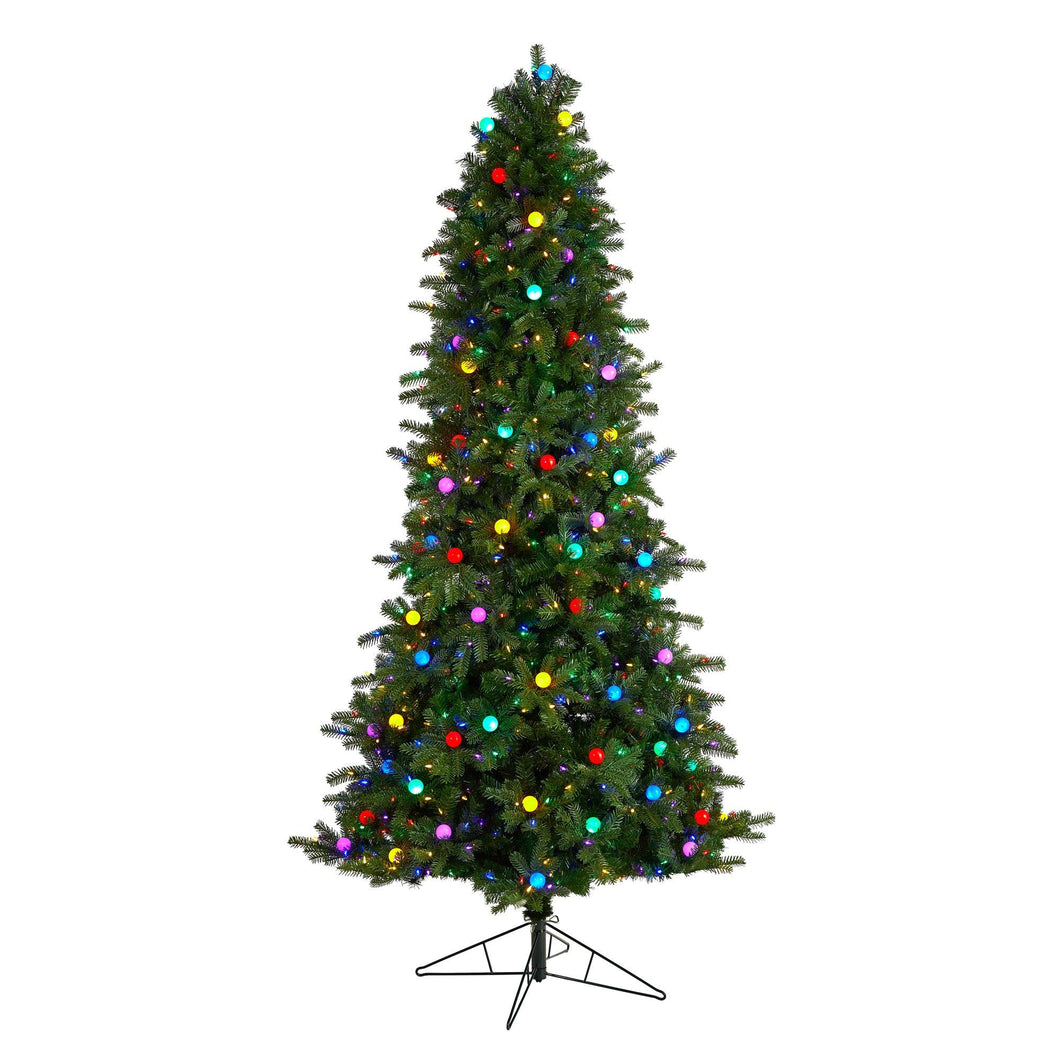 8.5' Montana Mountain Fir Tree with 800 Multi Color LED Lights and Instant Connect Technology - zzhomelifestyle