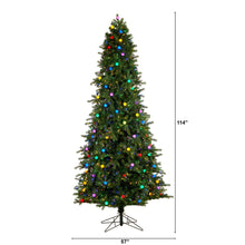 Load image into Gallery viewer, 9.5&#39; Montana Mountain Fir Tree with 1150 Multi Color LED Lights and Instant Connect Technology - zzhomelifestyle