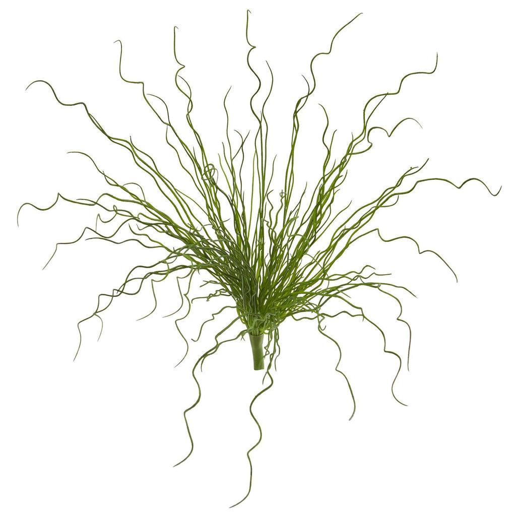 18” Curly Grass Artificial Plant (Set of 6) - zzhomelifestyle
