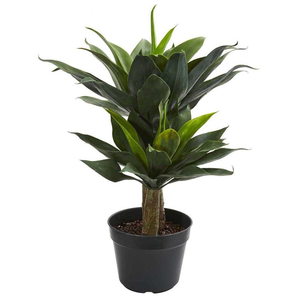 29” Double Agave Succulent Artificial Plant - zzhomelifestyle