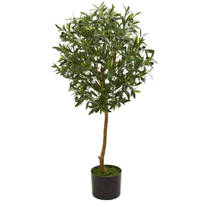 3.5’ Olive Artificial Tree in Nursery Planter - zzhomelifestyle