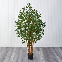 Load image into Gallery viewer, 5&#39; Ficus Bushy Silk Tree - zzhomelifestyle