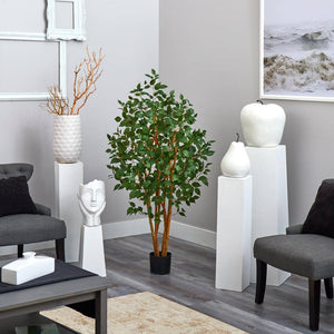 5' Ficus Bushy Silk Tree - zzhomelifestyle