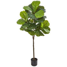 Load image into Gallery viewer, 54” Fiddle Leaf Artificial Tree (Real Touch) - zzhomelifestyle