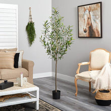 Load image into Gallery viewer, 6’ Olive Artificial Tree - zzhomelifestyle