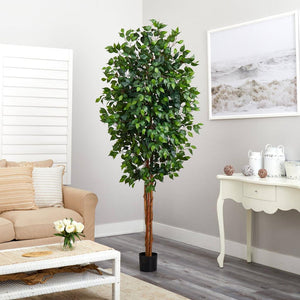 7' Ficus Silk Tree - zzhomelifestyle
