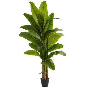 7.5’ Banana Artificial Tree - zzhomelifestyle